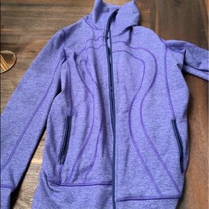 Lululemon purple zip up.